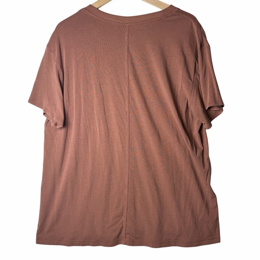 Lululemon All Yours Tee Ancient Copper Relaxed Fit Women’s size 10/12 - Picture 2 of 7